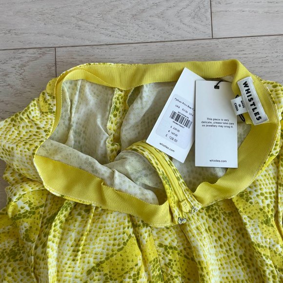 Whistles snake print bias cut midi skirt - Picture 3 of 3